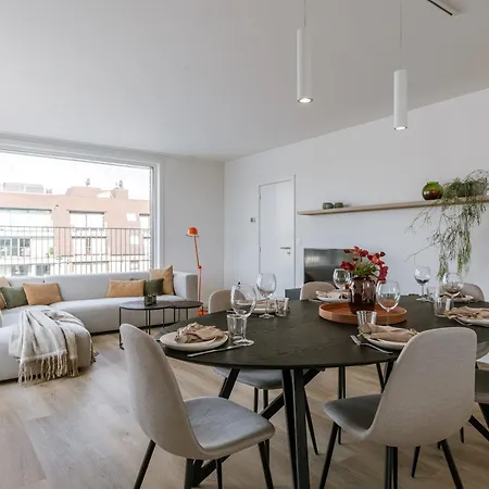 Apartmán Huswell - Seaside Escape, Terrace & Partial Sea View For 4 Koksijde
